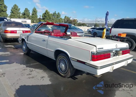 1985 Dodge 600 from USA, damaged, VIN 1B3BV55E2FG198190